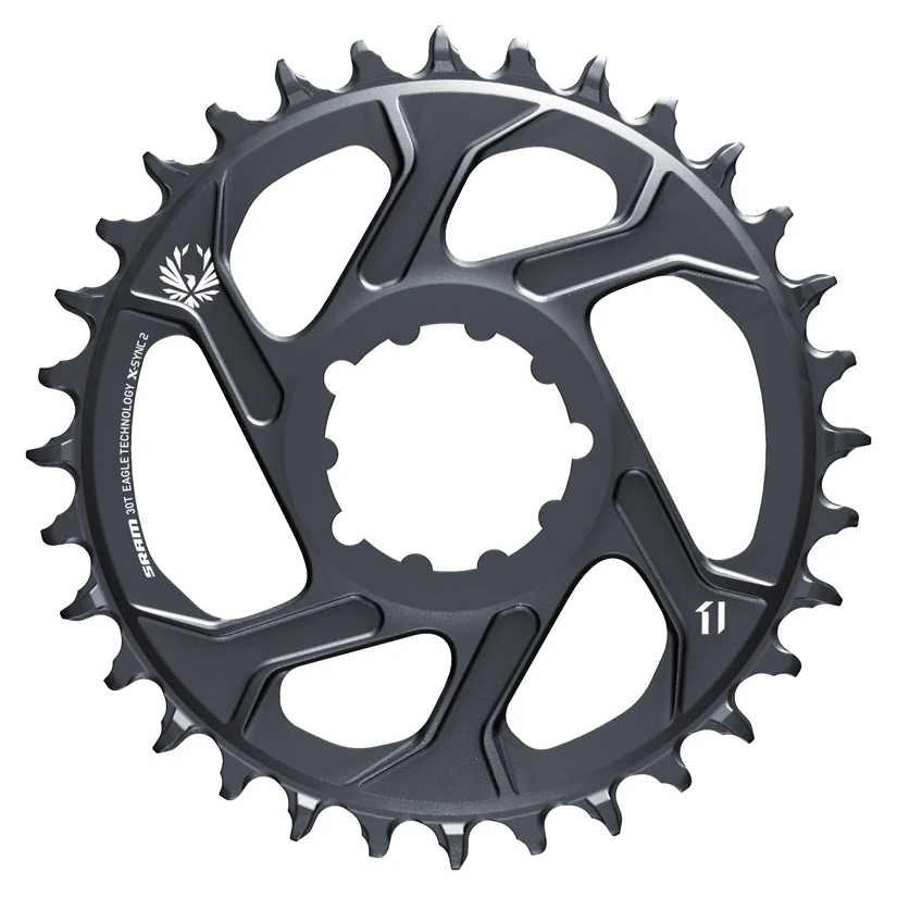 SRAM Eagle Kettingblad - Direct Mount | X-SYNC 2 | 12-voudig | C2 - Offset 3mm | Lunar Grey 1 SRAM Eagle Kettingblad - Direct Mount | X-SYNC 2 | 12-voudig | C2 - Offset 3mm | Lunar Grey