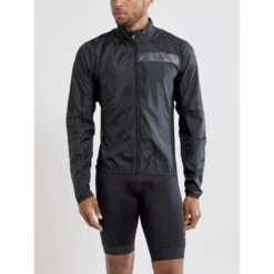 CRAFT Essence Light Heren Windjas - Black -Fiets Verkoop craft essence light mens wind jacke 5 1145727