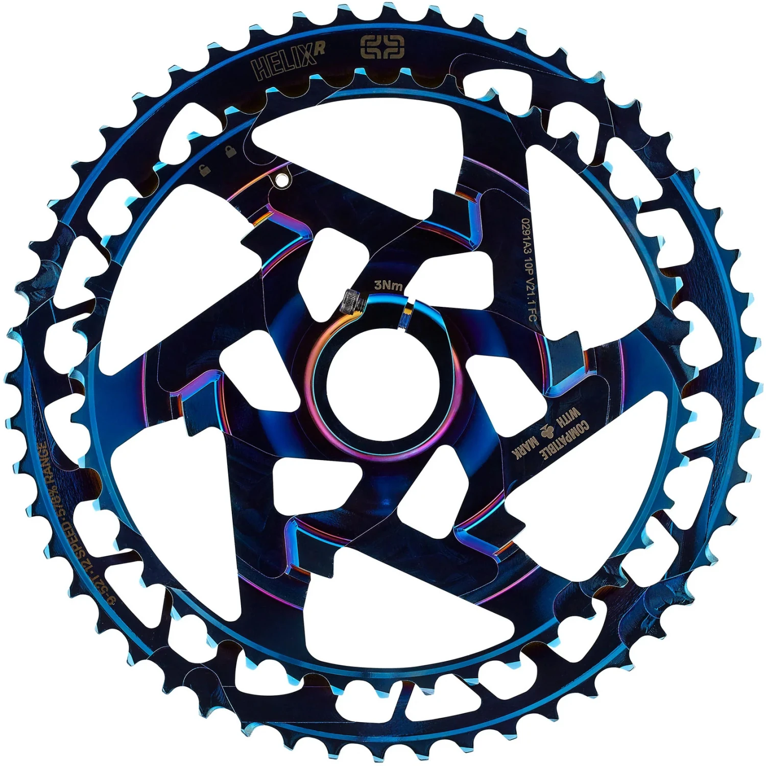 E-thirteen E*thirteen Helix Race Cassette | 12-Versnelling | 9-52 Tanden | SRAM XD/XDR - Intergalactic 3 E-thirteen E*thirteen Helix Race Cassette | 12-Versnelling | 9-52 Tanden | SRAM XD/XDR - Intergalactic - Afbeelding 3