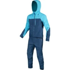 Endura SingleTrack Waterdichte Overall - Blueberry