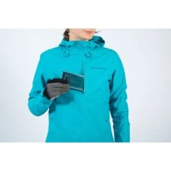 Endura Women's Hummvee Waterproof Hooded Jacket - Dark Teal -Fiets Verkoop endura women s hummvee waterproof hooded jacket 4 1268054