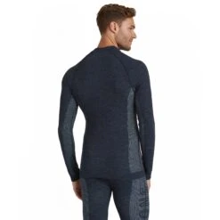 Falke Wool-Tech Trend Shirt Met Lange Mouwen - Space Blue 6116 -Fiets Verkoop falke wool tech trend longsleeve shirt space blue 6116 1 1568166