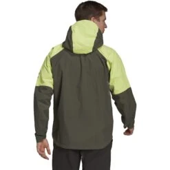Five Ten All-Mountain Rain Jacket - Legend Earth / Pulse Lime -Fiets Verkoop five ten all mountain rain jacket h46071 legend earth pulse lime 01 1155544
