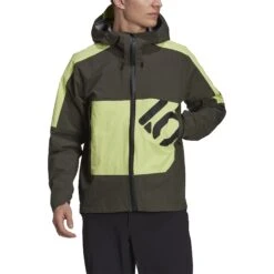 Five Ten All-Mountain Rain Jacket - Legend Earth / Pulse Lime -Fiets Verkoop five ten all mountain rain jacket h46071 legend earth pulse lime 05 1155548