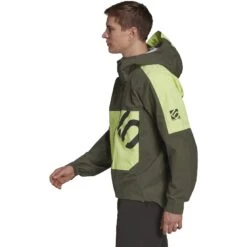 Five Ten All-Mountain Rain Jacket - Legend Earth / Pulse Lime -Fiets Verkoop five ten all mountain rain jacket h46071 legend earth pulse lime 06 1155549