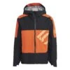 Five Ten All-Mountain Rain Jacket - Black / Semi Impact Orange