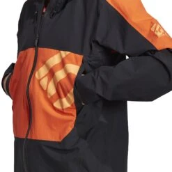 Five Ten All-Mountain Rain Jacket - Black / Semi Impact Orange -Fiets Verkoop five ten ht9605 all mountain rain jacket semi impact orange 07 1441004