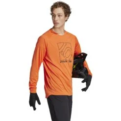 Five Ten Lange Mouwen - Semi Impact Orange -Fiets Verkoop five ten hz0246 long sleeve jersey seimor 04 1440651