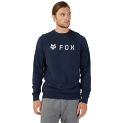 Fox Racing FOX Absolute Crew Fleece Sweatshirt Heren - Midnight