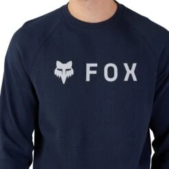 Fox Racing FOX Absolute Crew Fleece Sweatshirt Heren - Midnight -Fiets Verkoop fox absolute crew fleece sweatshirt midnight 3 1540098