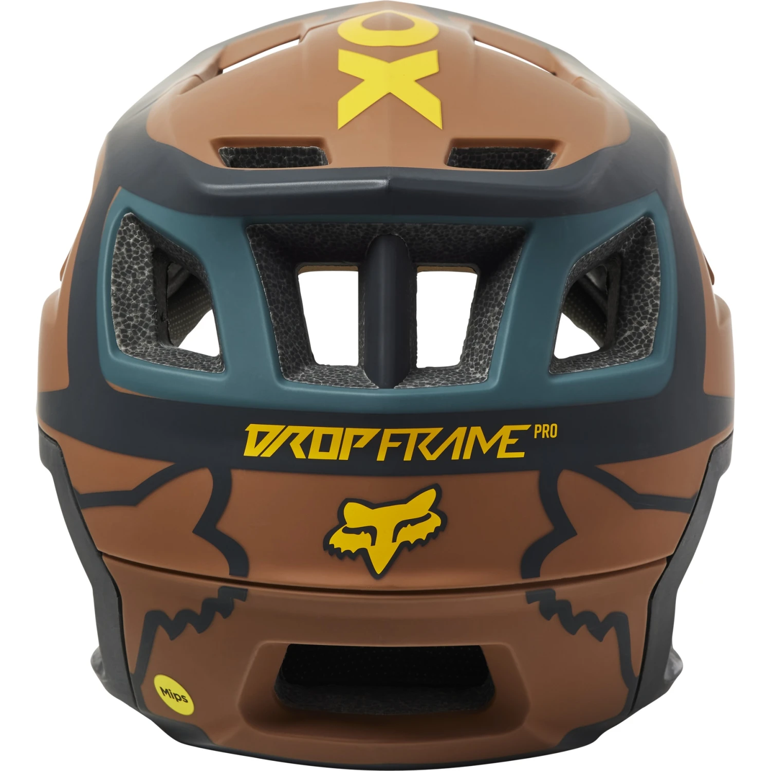 Fox Racing FOX Dropframe Pro Trail Helm - Dvide - Nutmeg 3 Fox Racing FOX Dropframe Pro Trail Helm - Dvide - Nutmeg - Afbeelding 3