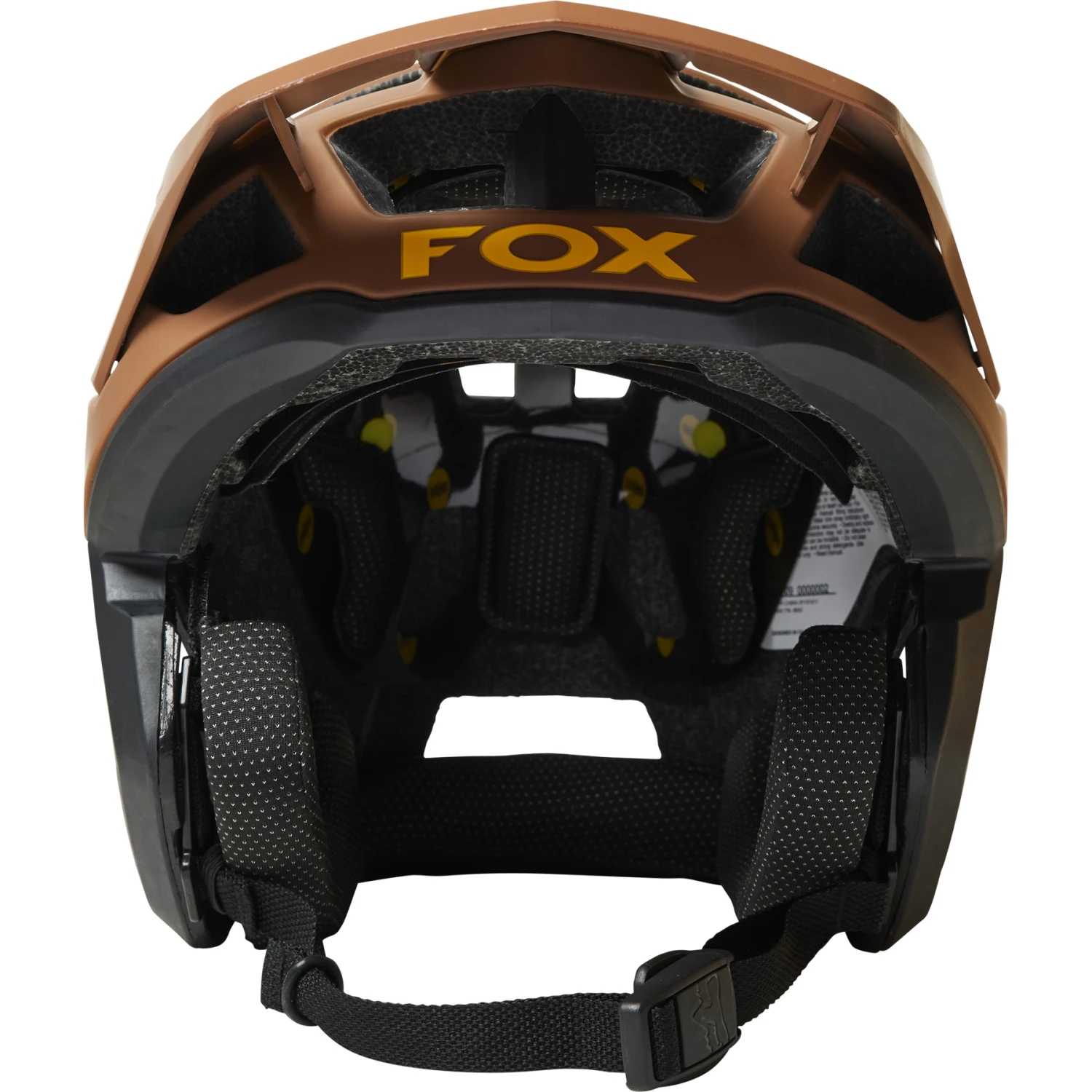 Fox Racing FOX Dropframe Pro Trail Helm - Dvide - Nutmeg 2 Fox Racing FOX Dropframe Pro Trail Helm - Dvide - Nutmeg - Afbeelding 2