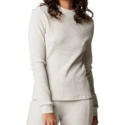 Fox Racing FOX High Desert Thermal T-Shirt Met Lange Mouwen Dames - Vintage White