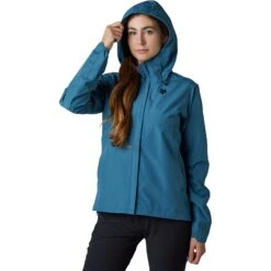 Fox Racing FOX Ranger 2.5L Water MTB Regenjas Dames - Dark Slate -Fiets Verkoop fox ranger 2 5l water mtb jacket women 6 1413960