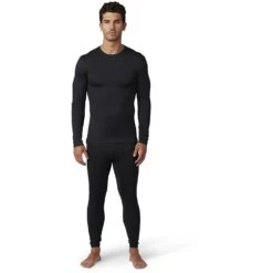 Fox Racing FOX Tecbase Baselayer Fire Baselayer Met Lange Mouwen Heren - Black -Fiets Verkoop fox tecbase fire longsleeve shirt black 2 1351044