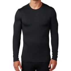 Fox Racing FOX Tecbase Baselayer Fire Baselayer Met Lange Mouwen Heren - Black