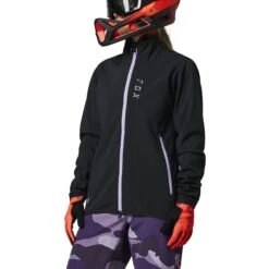 Fox Racing FOX Ranger Fire Fietsjas Dames - Black/purple -Fiets Verkoop fox womens ranger fire jacket black purple 3 955876