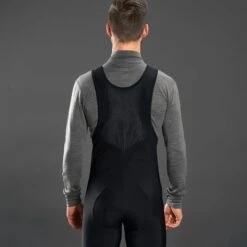 GripGrab Merino 1/2 Zip Vest Met Lange Mouwen - Grey -Fiets Verkoop gripgrab merino bamboo 1 2 zip long sleeve base layer grey 2 1078815