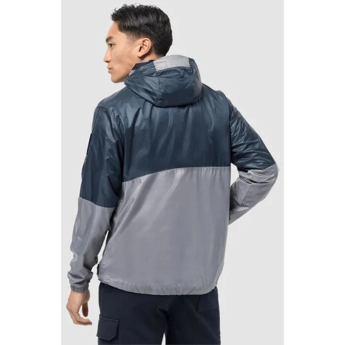 Jack Wolfskin 365 Thunderclap Overhead Jas - Dark Sky 4 Jack Wolfskin 365 Thunderclap Overhead Jas - Dark Sky - Afbeelding 4