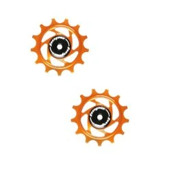 Hope Deralleurwieltjes - 12-speed - 13 Tanden (Paar) -Fiets Verkoop jockey wheels 13t orange 1471100