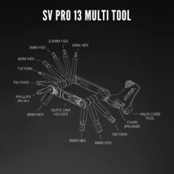 Lezyne SV Pro Mini Fietsgereedschap / Multitool - #13 9 Lezyne SV Pro Mini Fietsgereedschap / Multitool - #13 -Fiets Verkoop lezyne sv pro 13 minitool 1 1265725
