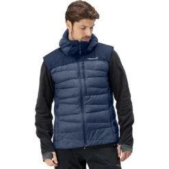 Norrona Falketind Down750 Donzen Bodywarmer Heren - Indigo Night