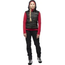 Norrona Falketind Down750 Donzen Bodywarmer Dames - Caviar -Fiets Verkoop norrona falketind down750 vest women caviar 2 1460657