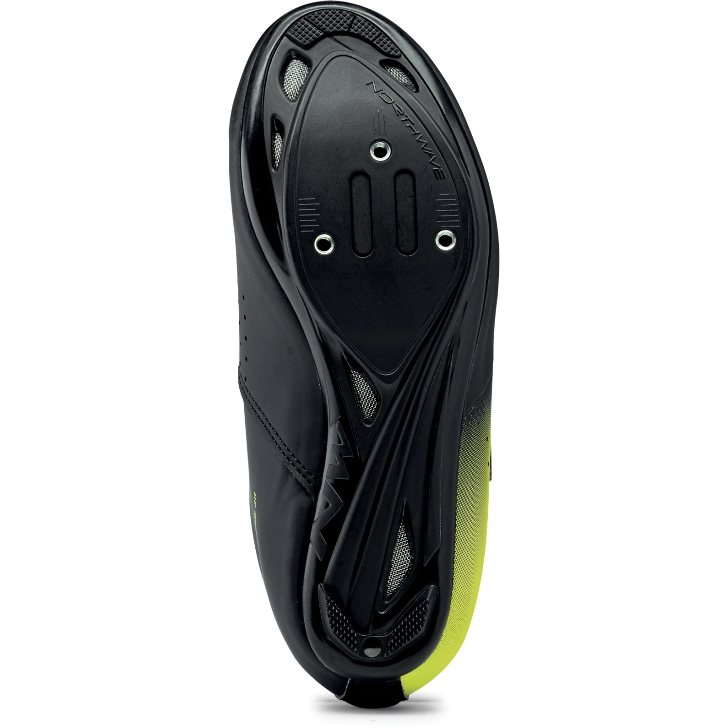 Northwave Core Kinder Racefietsschoenen - Zwart/neon Geel 04 2 Northwave Core Kinder Racefietsschoenen - Zwart/neon Geel 04 - Afbeelding 2