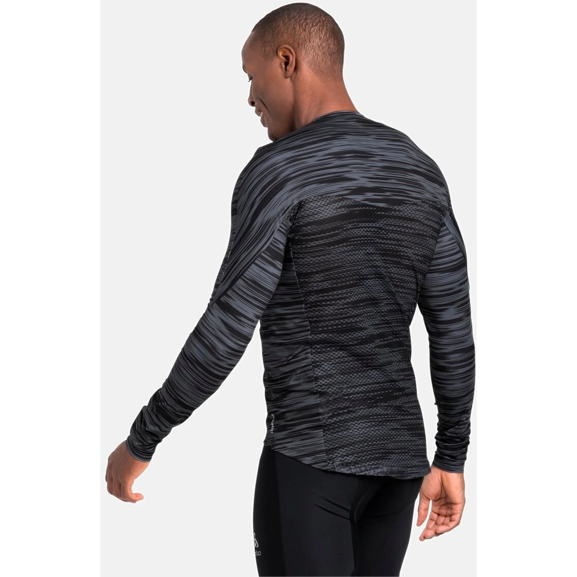 Odlo Zeroweight Ceramiwarm Herenhemd Met Lange Mouwen - Odlo Graphite Grey - Black 4 Odlo Zeroweight Ceramiwarm Herenhemd Met Lange Mouwen - Odlo Graphite Grey - Black - Afbeelding 4