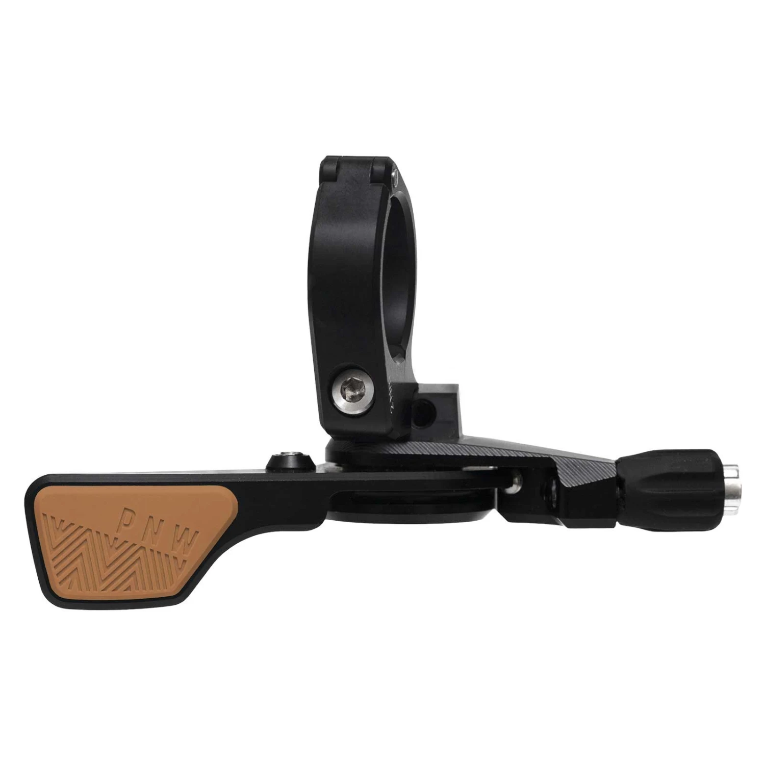 PNW Components Loam Remote Lever For Dropper Seatpost | Clamp 22.2mm - Black/peanut Butter 1 PNW Components Loam Remote Lever For Dropper Seatpost | Clamp 22.2mm - Black/peanut Butter