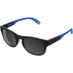 POC Evolve Kids Glasses - Uranium Black Transparant/Fluorescent Blue