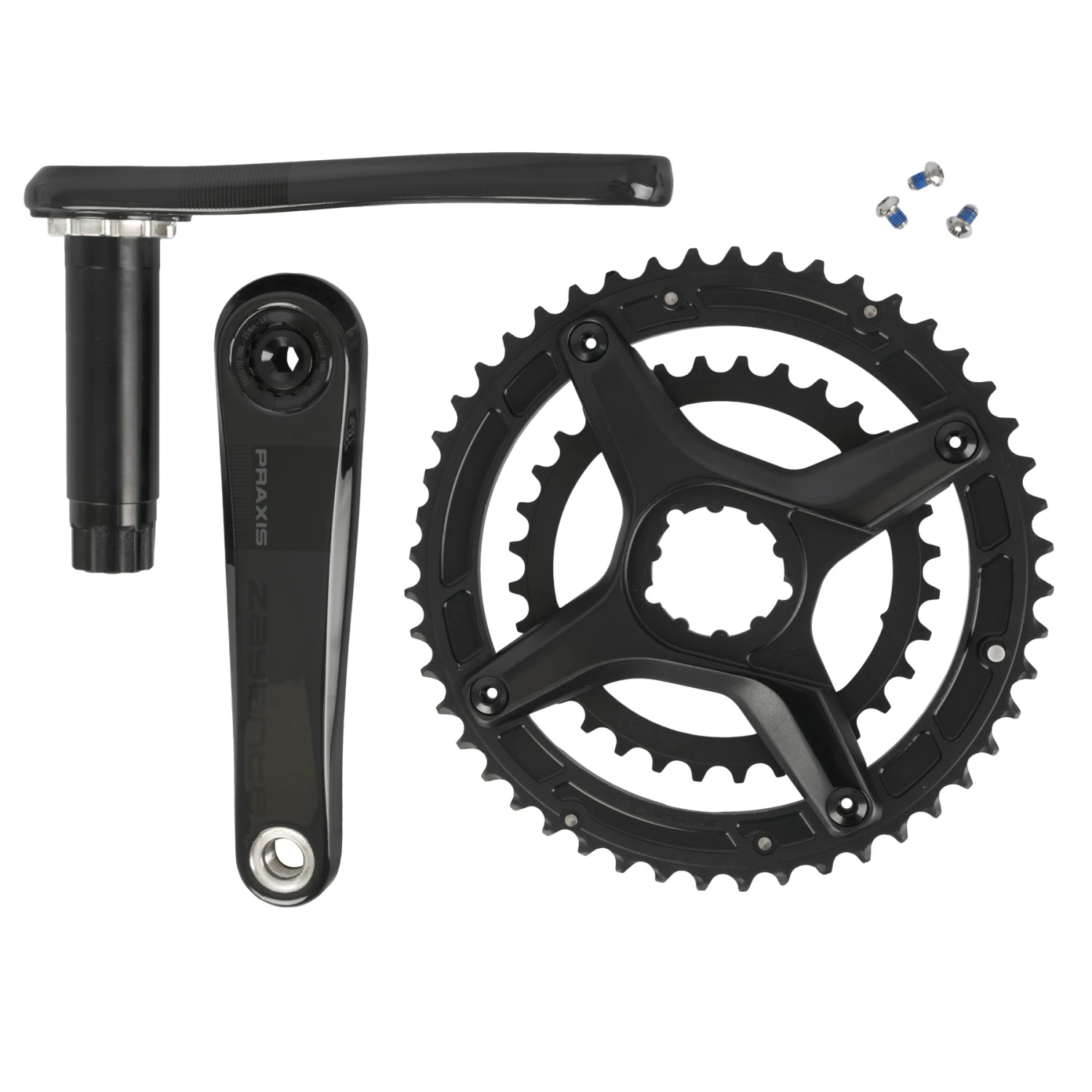 Praxis Works Zayante Carbon Crankset - Direct Mount | M30 | 2x 10/11/12s - 52/36T 2 Praxis Works Zayante Carbon Crankset - Direct Mount | M30 | 2x 10/11/12s - 52/36T - Afbeelding 2