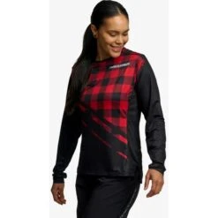 Race Face Diffuse Women's Jersey LS - Rouge -Fiets Verkoop race face diffuse women jersey ls rouge 3 987210