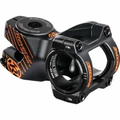Reverse Components Black-One D-2 MTB Stem | 50mm - 31.8/35mm - Black/fox-orange