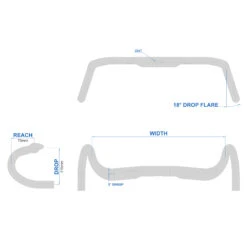 Ritchey Comp Butano Internal Routing Handlebar - 31.8 - BB Black -Fiets Verkoop ritchey wcs butano gravel handlebar 6 1236871