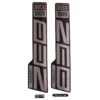 RockShox Decal Kit For 27.5/29" ZEB Ultimate - Gloss Polar Foil For High Gloss Black (2021)