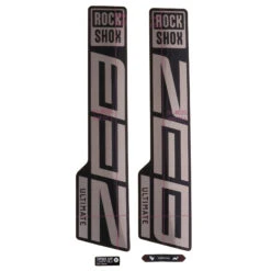 RockShox Decal Kit For 27.5/29" ZEB Ultimate - Gloss Polar Foil For High Gloss Black (2021)