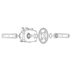 Rotor EKAPIC Crank Arms - EMTB | ISIS - For Brose Mag (QF 170 Mm) 6 Rotor EKAPIC Crank Arms - EMTB | ISIS - For Brose Mag (QF 170 Mm) -Fiets Verkoop rotor ekapic crankset for brose construction 1258554