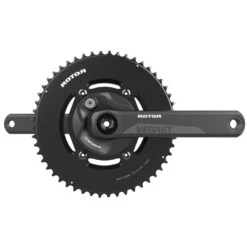 Rotor INspider Vegast Road Powerpack - Powermeter Bundle With Crankset & Chain Rings - Black