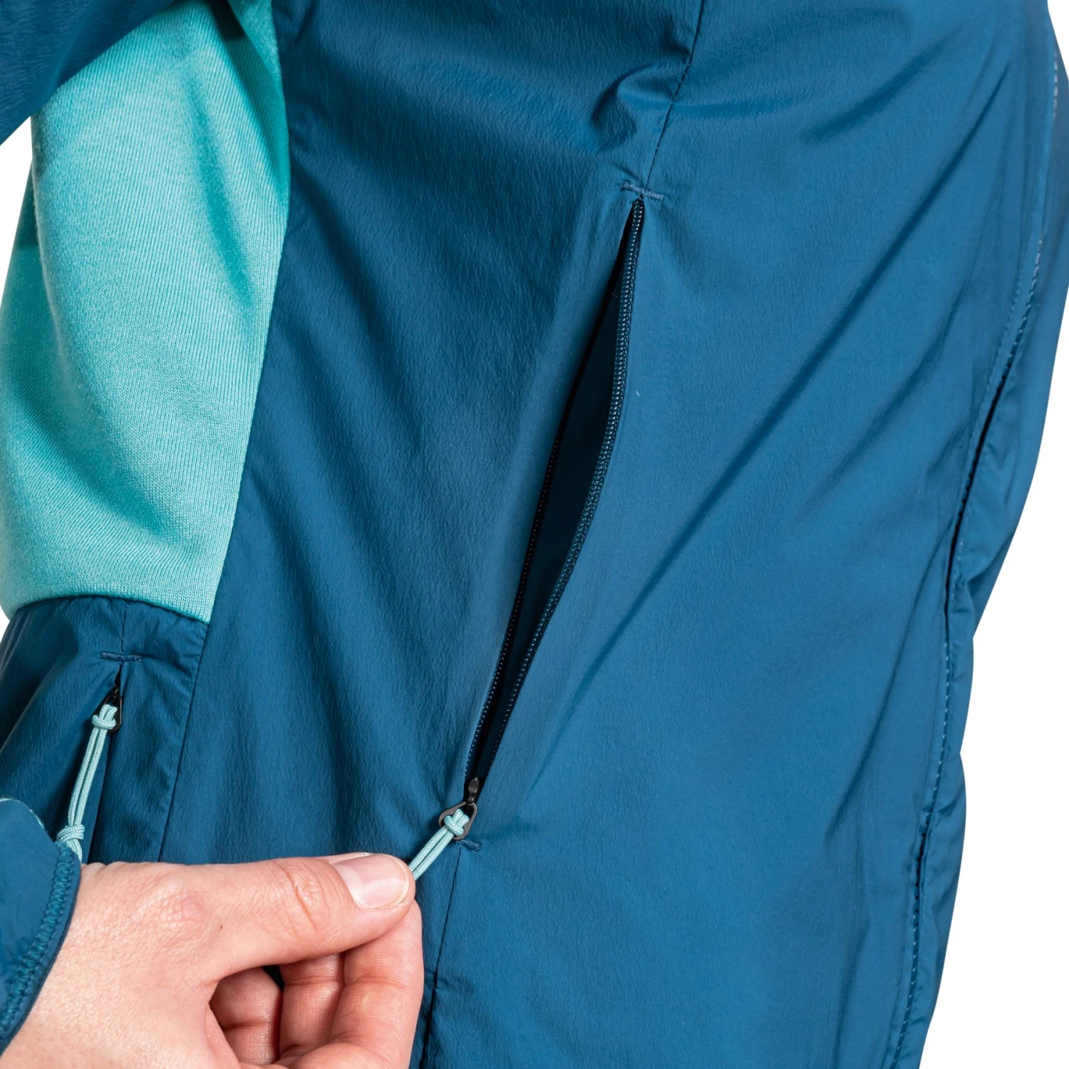 Schöffel Valve Hybride Fietsjas Dames - Lakemount Blue 7585 7 Schöffel Valve Hybride Fietsjas Dames - Lakemount Blue 7585 - Afbeelding 7