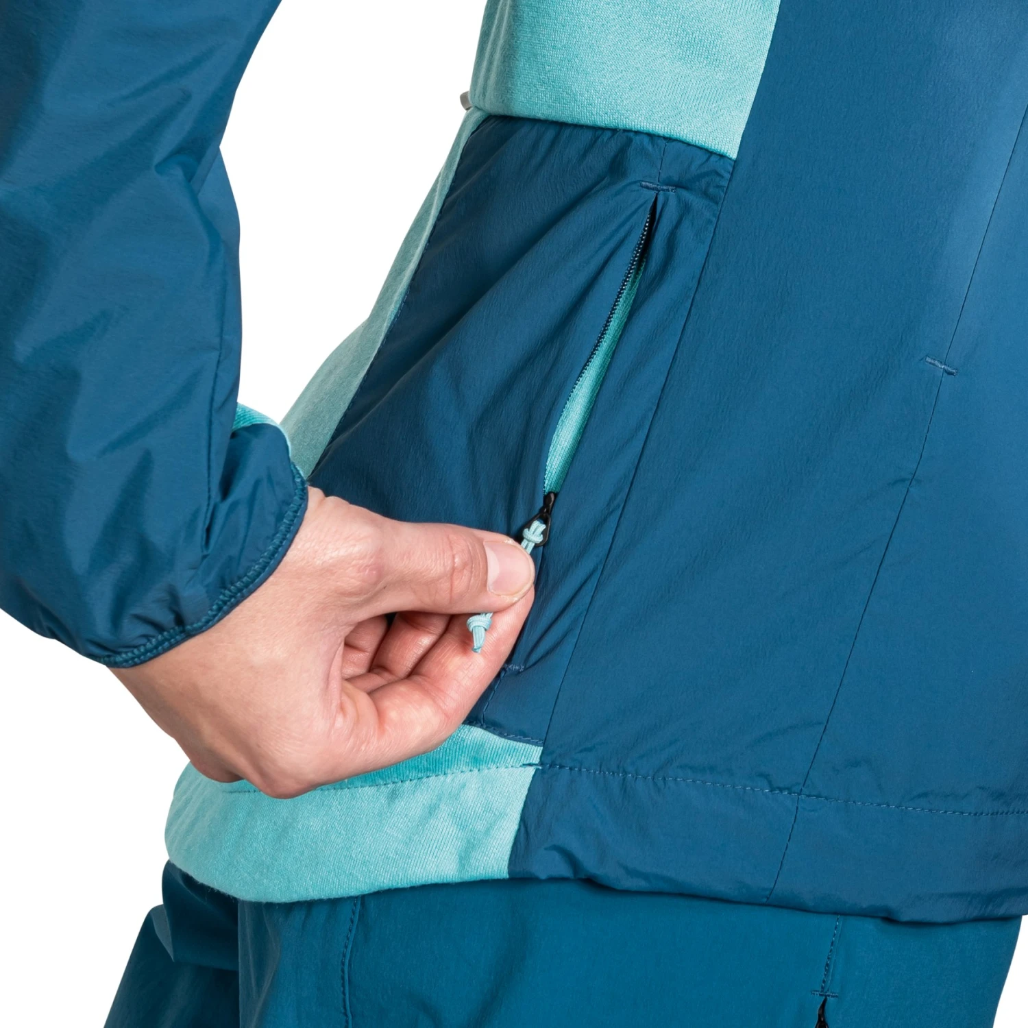 Schöffel Valve Hybride Fietsjas Dames - Lakemount Blue 7585 8 Schöffel Valve Hybride Fietsjas Dames - Lakemount Blue 7585 - Afbeelding 8