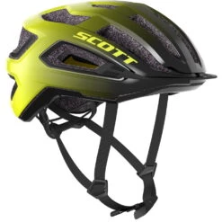 SCOTT Arx Plus (CE) Helm - Black/radium Yellow RC