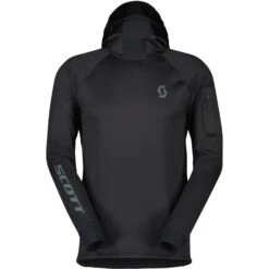 SCOTT Trail Storm Hoodie Met Lange Mouwen - Zwart