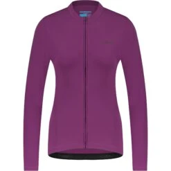 Shimano Kaede Thermal Dames Fietsshirt Met Lange Mouwen - Purple