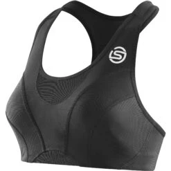 SKINS 3-Series Dames Hi-Impact BH-Top - Zwart -Fiets Verkoop skins 3 series women hi impact bra black 1 1393455