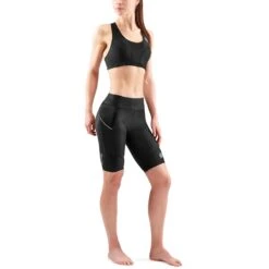 SKINS 3-Series Dames Hi-Impact BH-Top - Zwart -Fiets Verkoop skins 3 series women hi impact bra black 3 1393457