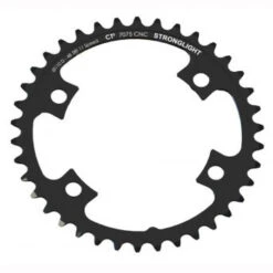 Stronglight Road Chainring - 4-Arm - 110mm - For Shimano FC-9000 + DI2 / Ultegra 6800 - Black
