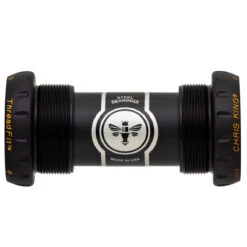 Chris-king Chris King ThreadFit 24 Bottom Bracket - BSA-68/73-24 - Two Tone Black / Gold