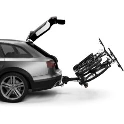 Thule EasyFold XT 2 Bike Rack For Two Bikes 13pin FIX4BIKE - Aluminium -Fiets Verkoop thule easyfold xt 2 bike rack for two bikes 13 pin fix4bike 2 975029