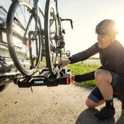 Thule EasyFold XT 2 Bike Rack For Two Bikes 13pin FIX4BIKE - Aluminium -Fiets Verkoop thule easyfold xt 2 bike rack for two bikes 13pin fix4bike aluminium 12 1284742